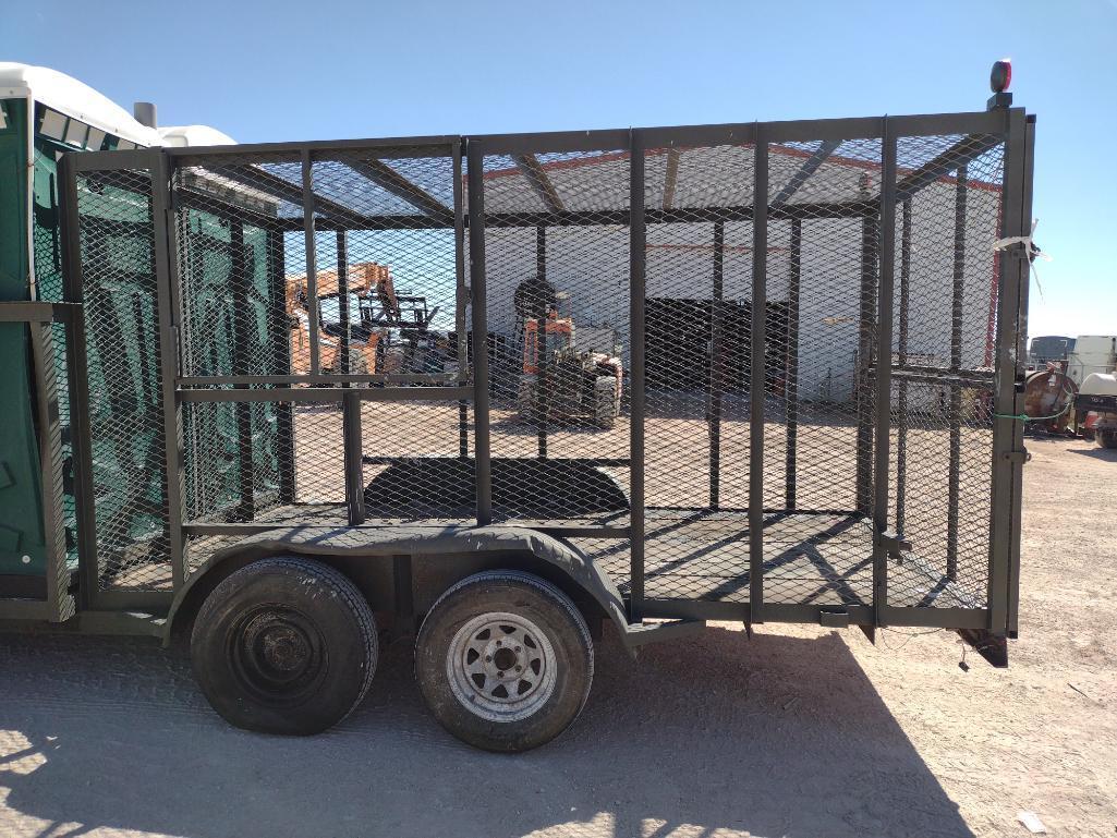 Trash Trailer w/2 Porta Potties