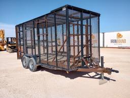 2010 Trail Master 16Ft Trash Trailer
