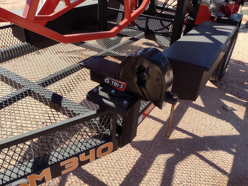 Unused H&BM 340 Water Well Pulling Unit Reel