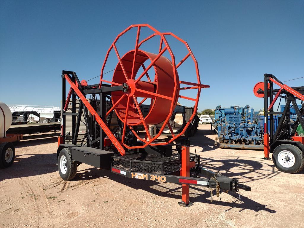 Unused H&BM 340 Water Well Pulling Unit Reel