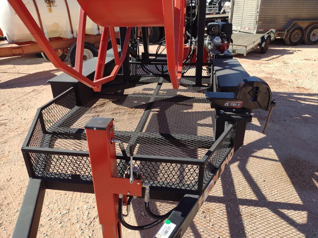 Unused H&BM 340 Water Well Pulling Unit Reel