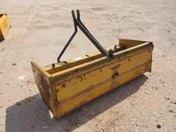 4Ft Box Blade, 3 Pt Hitch