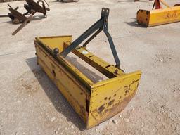 4Ft Box Blade, 3 Pt Hitch