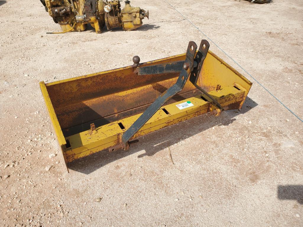 4Ft Box Blade, 3 Pt Hitch