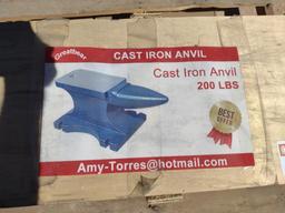 Unused Cast Iron Anvil