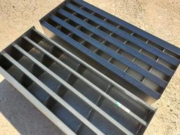 (2) 4Ft Unused Metal Bolt Bins