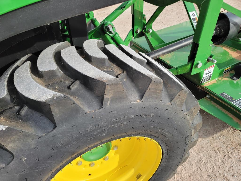 John Deere 3046R Tractor w/Frontier RC2060 Rotary Cutter