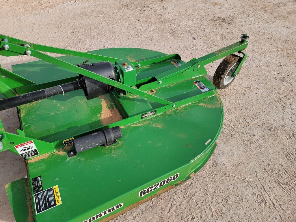 John Deere 3046R Tractor w/Frontier RC2060 Rotary Cutter