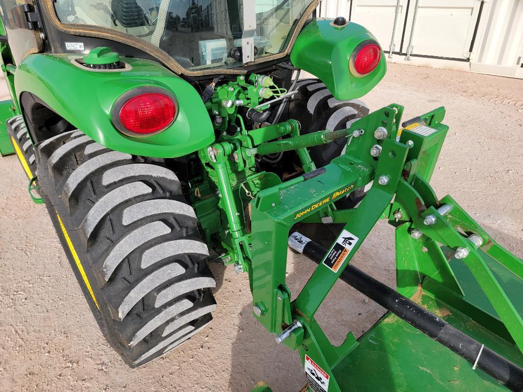 John Deere 3046R Tractor w/Frontier RC2060 Rotary Cutter