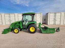 John Deere 3046R Tractor w/Frontier RC2060 Rotary Cutter