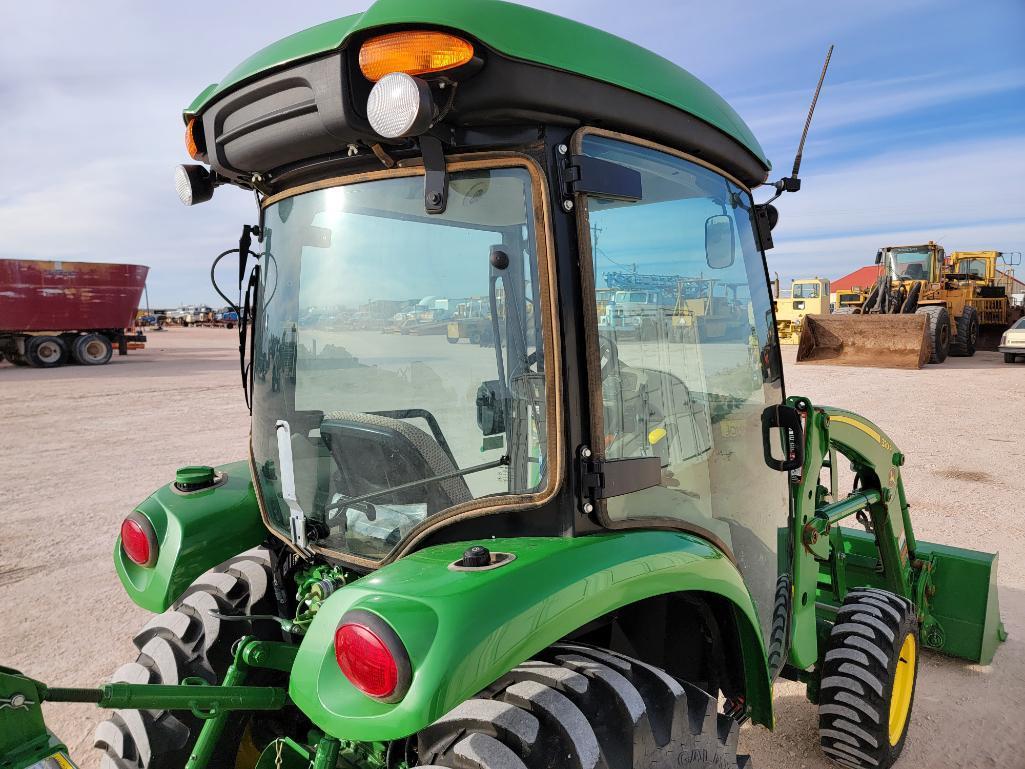 John Deere 3046R Tractor w/Frontier RC2060 Rotary Cutter