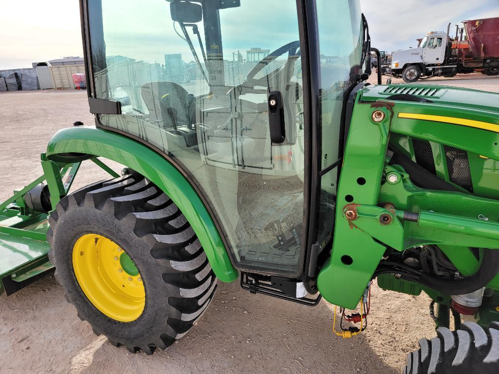 John Deere 3046R Tractor w/Frontier RC2060 Rotary Cutter