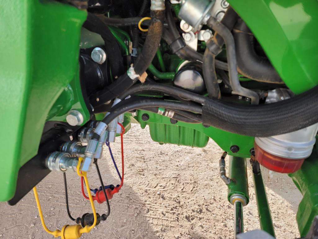 John Deere 3046R Tractor w/Frontier RC2060 Rotary Cutter