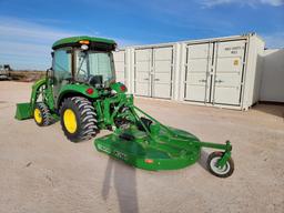 John Deere 3046R Tractor w/Frontier RC2060 Rotary Cutter