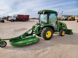 John Deere 3046R Tractor w/Frontier RC2060 Rotary Cutter