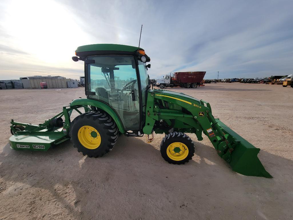 John Deere 3046R Tractor w/Frontier RC2060 Rotary Cutter