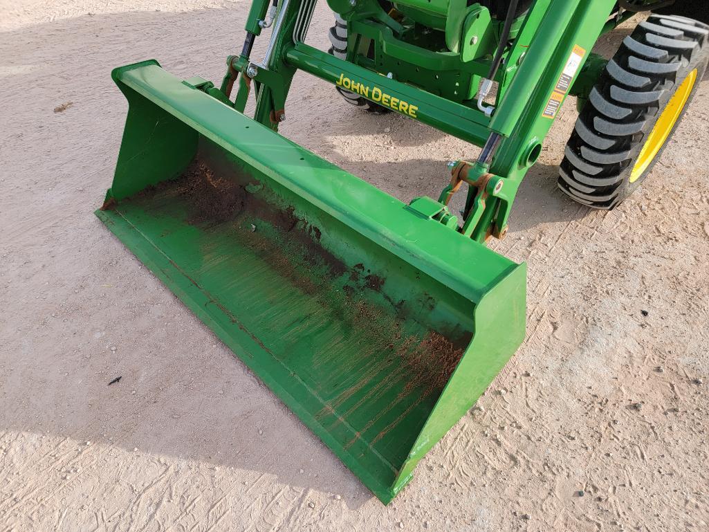 John Deere 3046R Tractor w/Frontier RC2060 Rotary Cutter