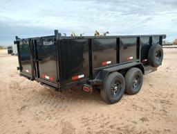 2023 GITESA 15Ft Dump Trailer