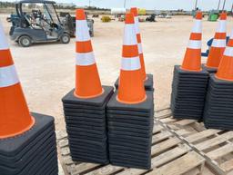 (50) Unused Safety Traffic Cones