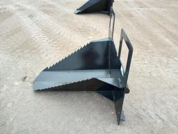 Unused 40'' Skid Steer Spade Bucket