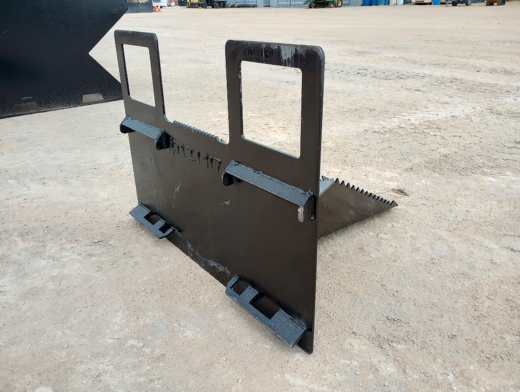 Unused 40'' Skid Steer Spade Bucket