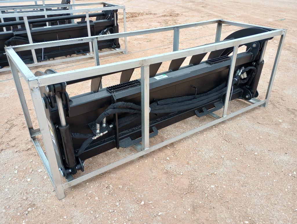 Unused Greatbear 78" Hydraulic Root Grapple (Skid Steer Attachment)