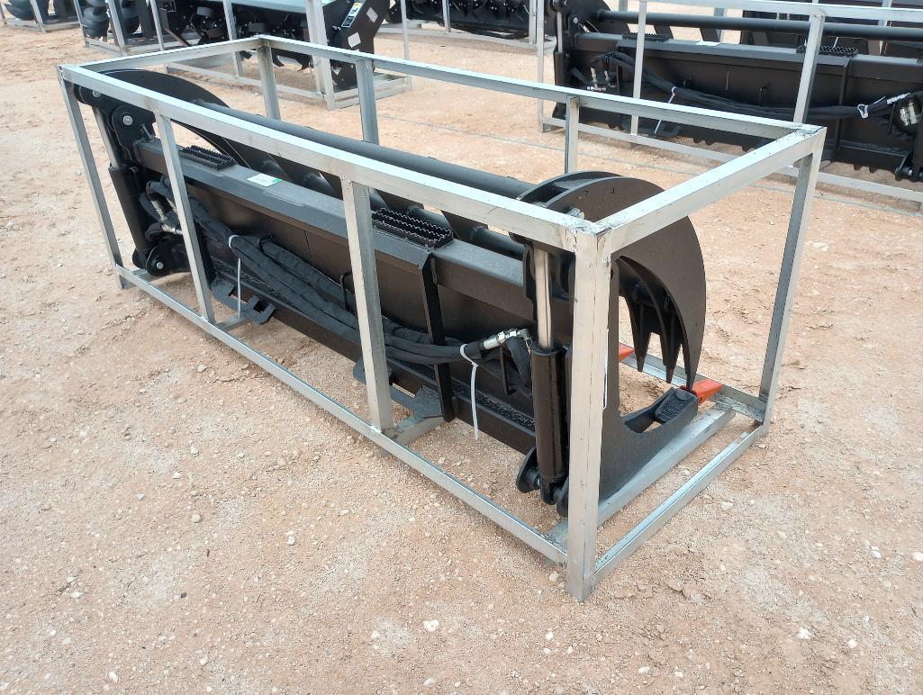 Unused Greatbear 78" Hydraulic Root Grapple (Skid Steer Attachment)