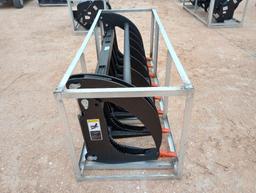 Unused Greatbear 78" Hydraulic Root Grapple (Skid Steer Attachment)