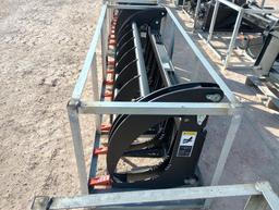 Unused Greatbear 78" Hydraulic Root Grapple (Skid Steer Attachment)