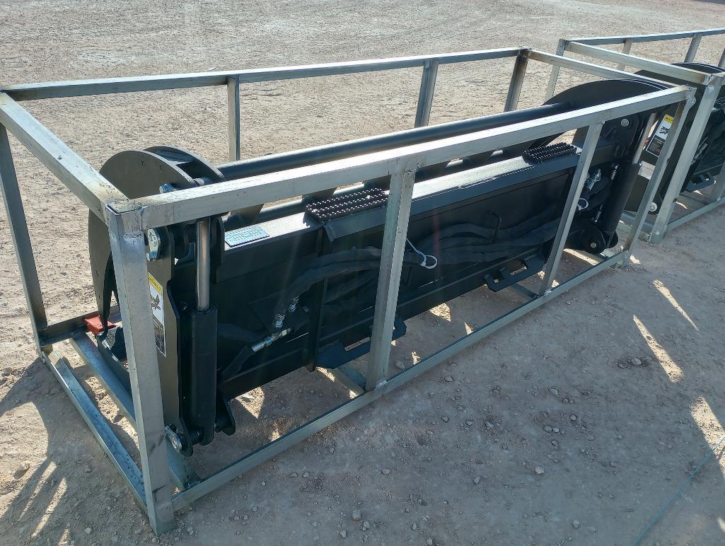 Unused Greatbear 78" Hydraulic Root Grapple (Skid Steer Attachment)