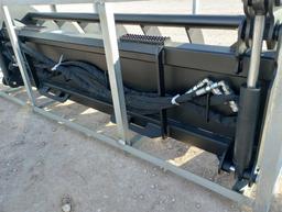 Unused Greatbear 78" Hydraulic Root Grapple (Skid Steer Attachment)