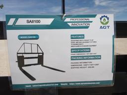 Unused AGT SAII100 48" Pallet Forks