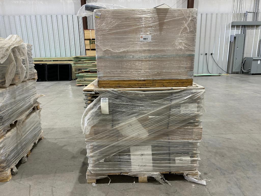 (1) Box of 5000Lb Trailer Jacks, (1) Pallet of 45" Trailer Side Door Bar Locks