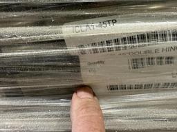 (1) Box of 5000Lb Trailer Jacks, (1) Pallet of 45" Trailer Side Door Bar Locks