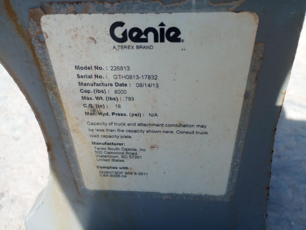 Genie 226813 Telehandler Fork Frame