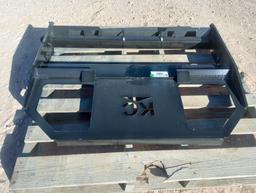 Unused 45'' Skid Steer Fork Frame w/42'' Forks