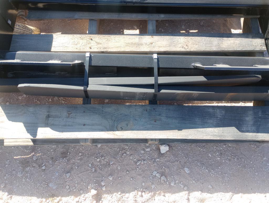 Unused 45'' Skid Steer Fork Frame w/42'' Forks