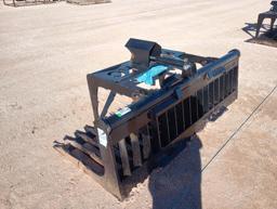 Unused KC Single Cylinder Skeleton Grapple Bucket