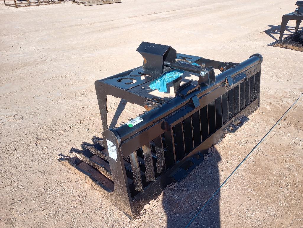 Unused KC Single Cylinder Skeleton Grapple Bucket