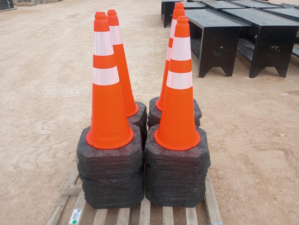 (50) Unused Safety Traffic Cones