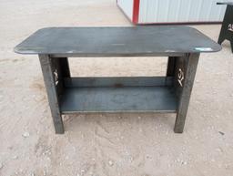 Unused Welding Table w/Shelf 30'' x 57''