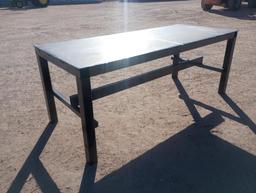 Unused Shop Built Welding Table