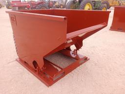 Unused 2 CY. Self Dumping Hopper w/Fork Pockets