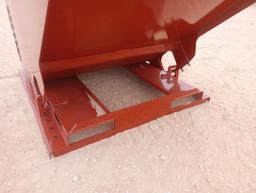 Unused 2 CY. Self Dumping Hopper w/Fork Pockets