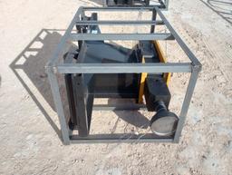 Unused Agrotk 750 Post Driver (Skid Steer Attachment