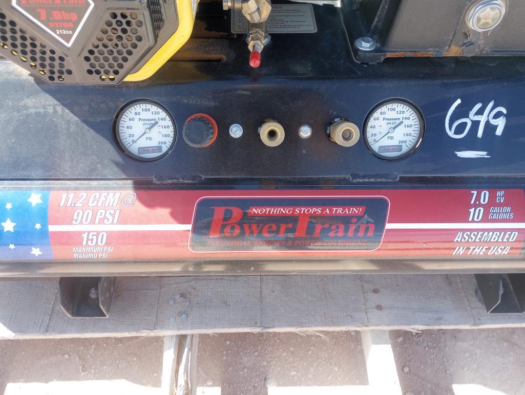 Power Train Twin Tank Air Compressor
