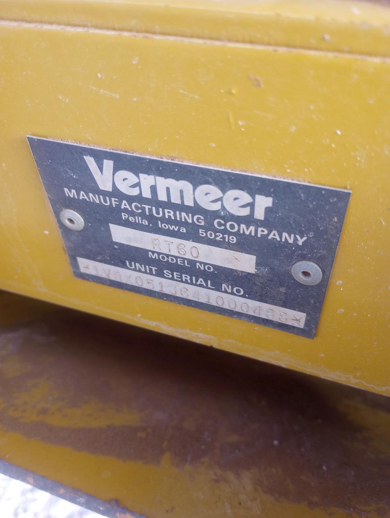 Vermeer RT60 Trencher