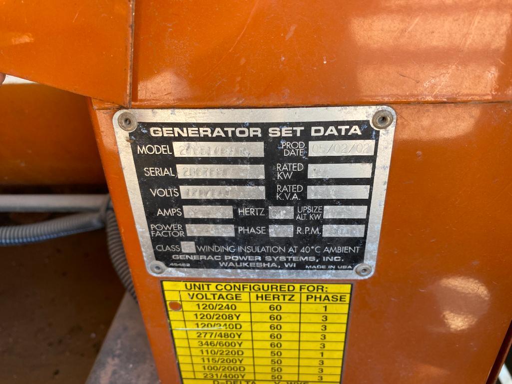 Generac 2000 Series Portable Generator