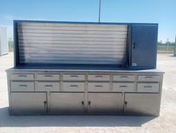 Unused 10Ft Work Bench Cabinet