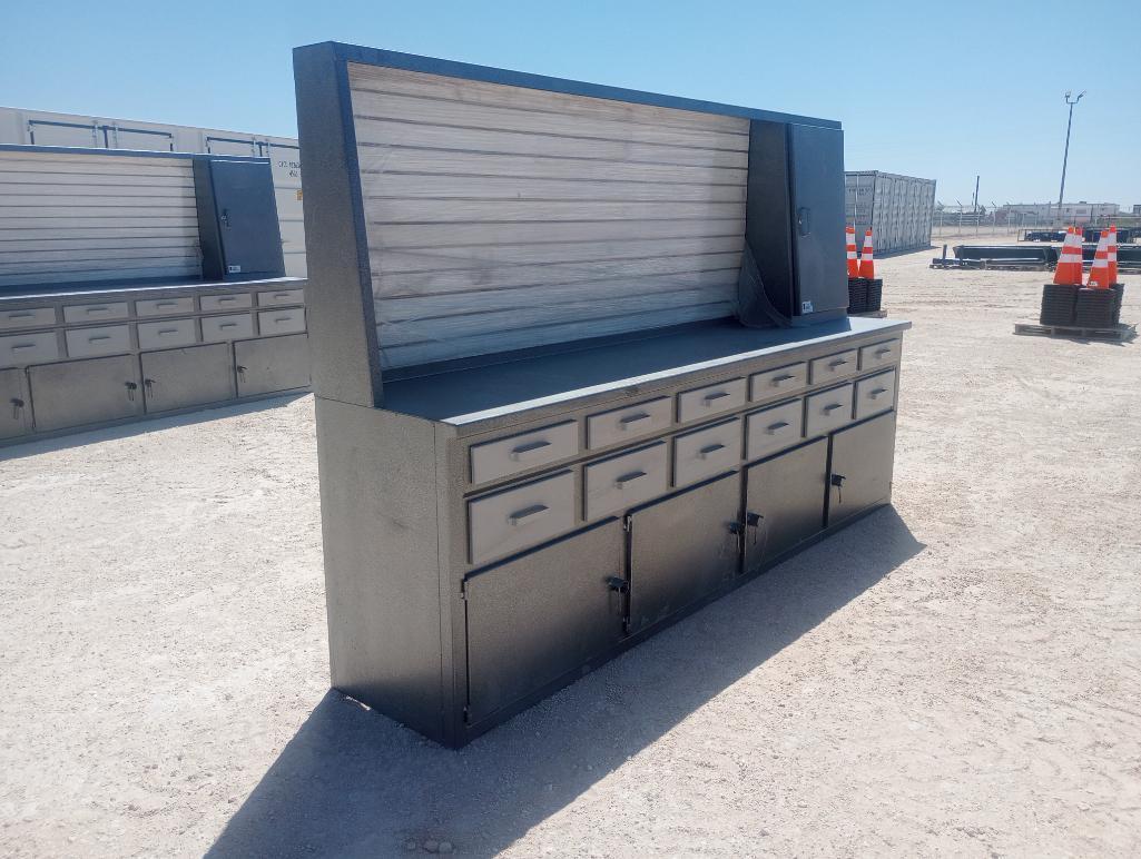 Unused 10Ft Work Bench Cabinet